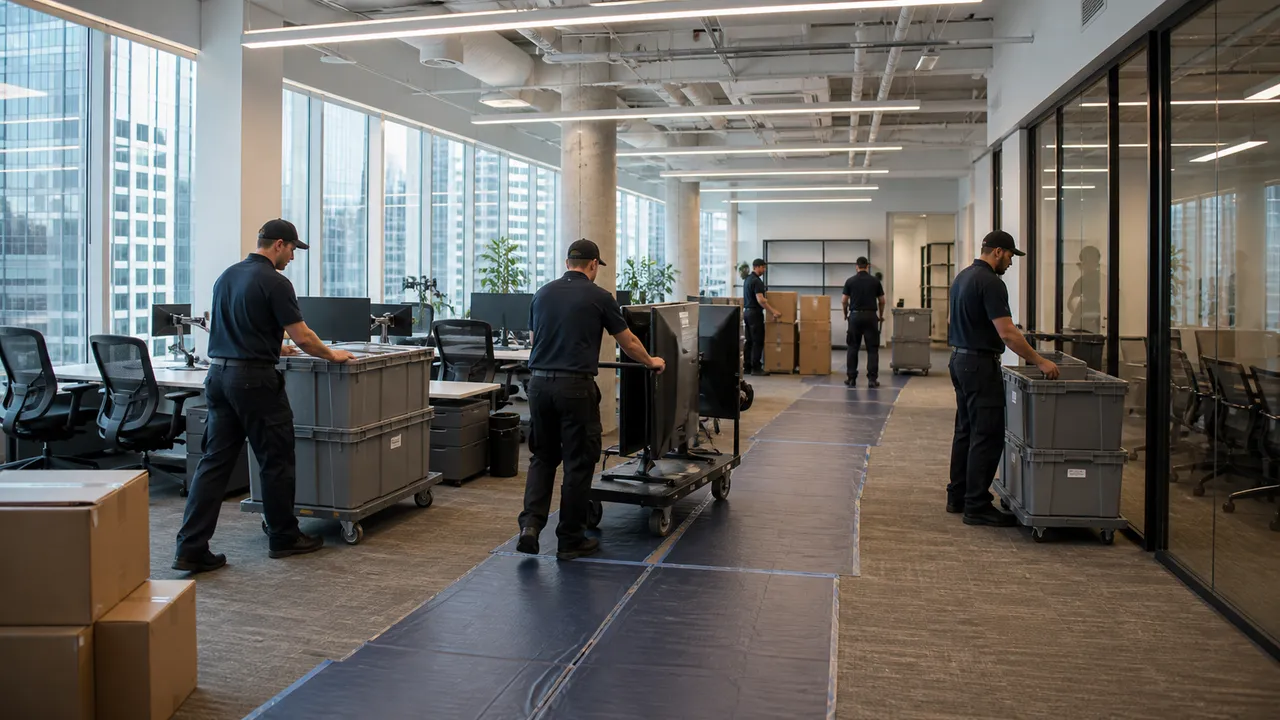 Commercial movers in Toronto with access details and move preparation