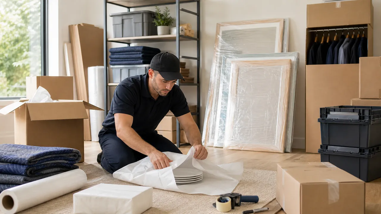 Packing services in Edmonton with access details and move preparation