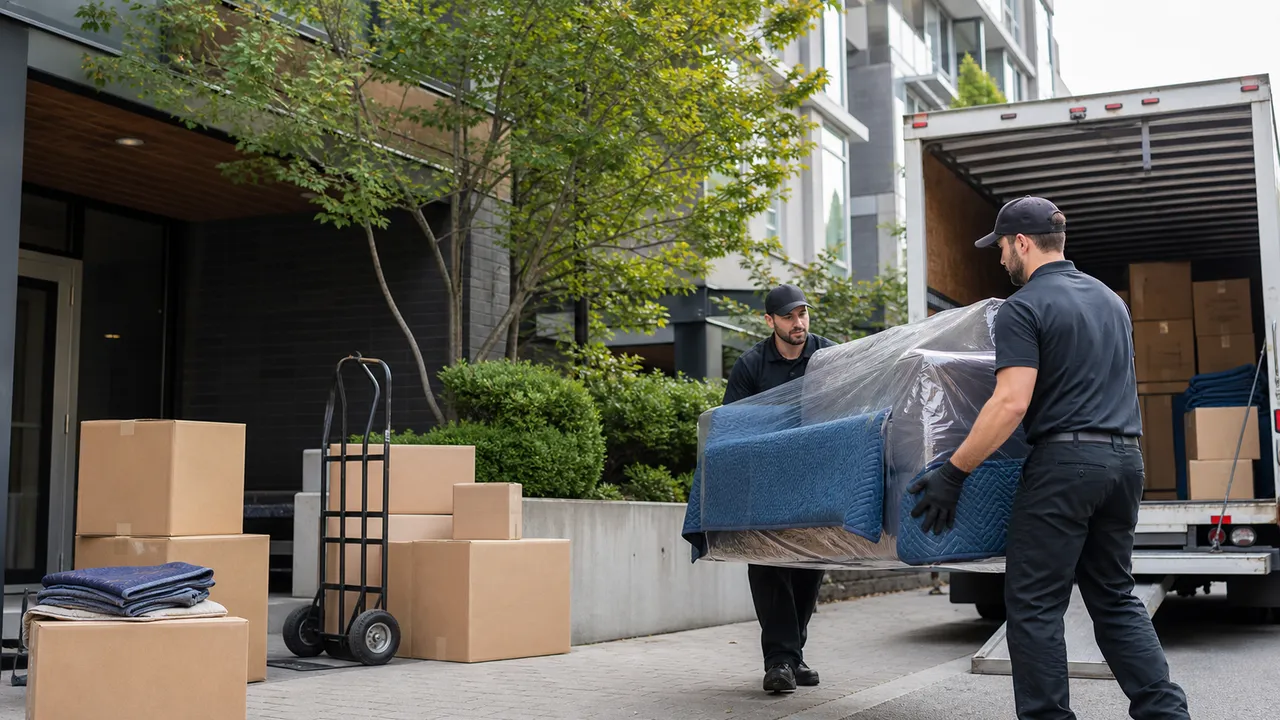 Residential movers in Montreal with access details and move preparation